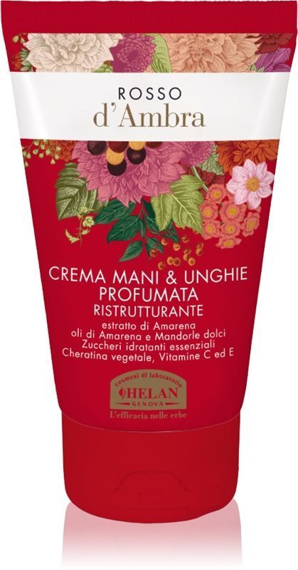 Rosso Dambra Scented Hands Nails Cream 250926 | Helan Rosso d’Ambra Scented Hands & Nails Cream
