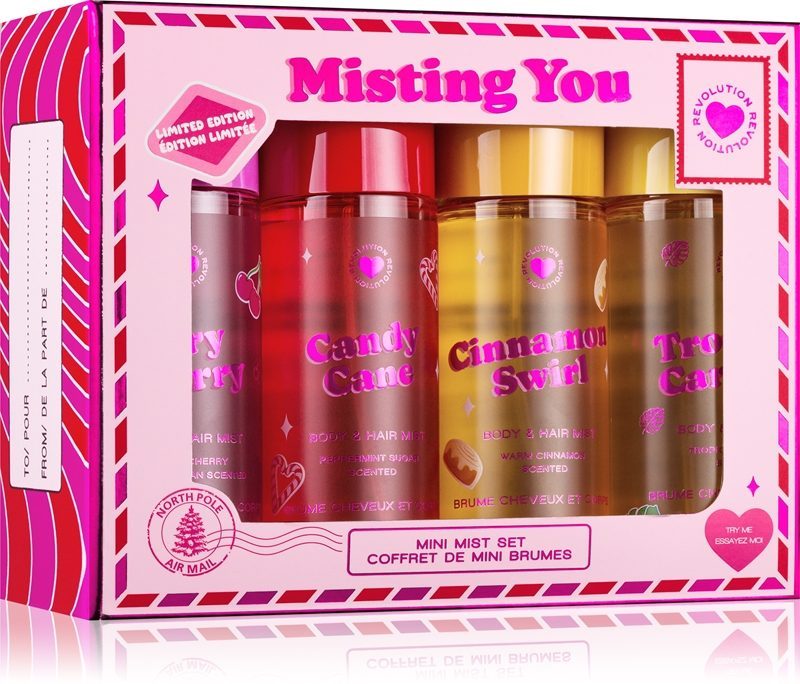 Xmas 2025 Mini Mist Set 251001 | I Heart Revolution Xmas 2025 Mini Mist set